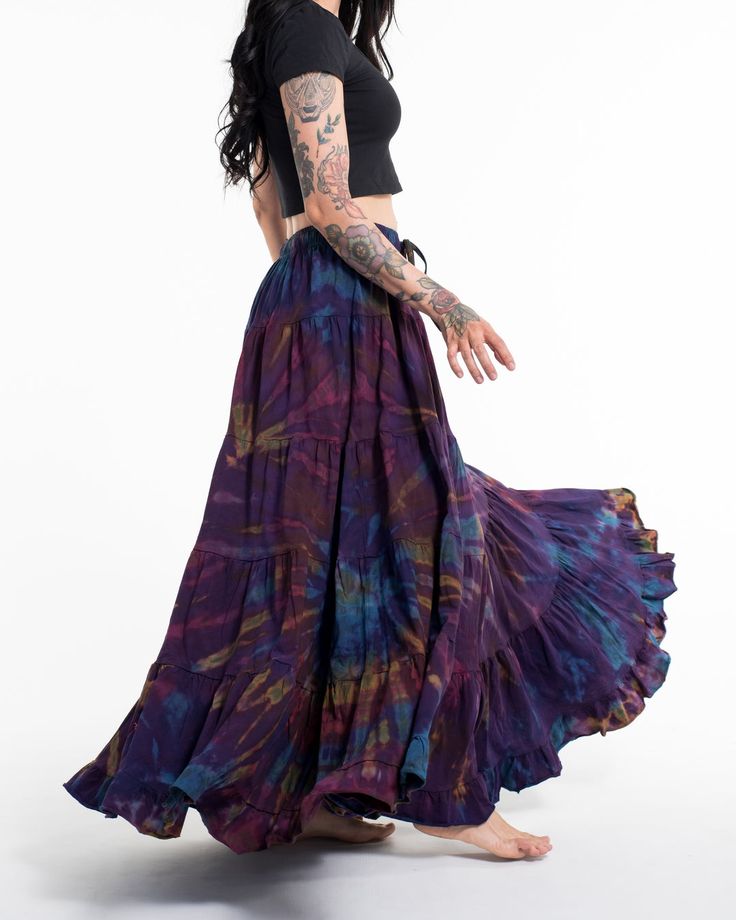 Tie Dye Beach Skirt for Women