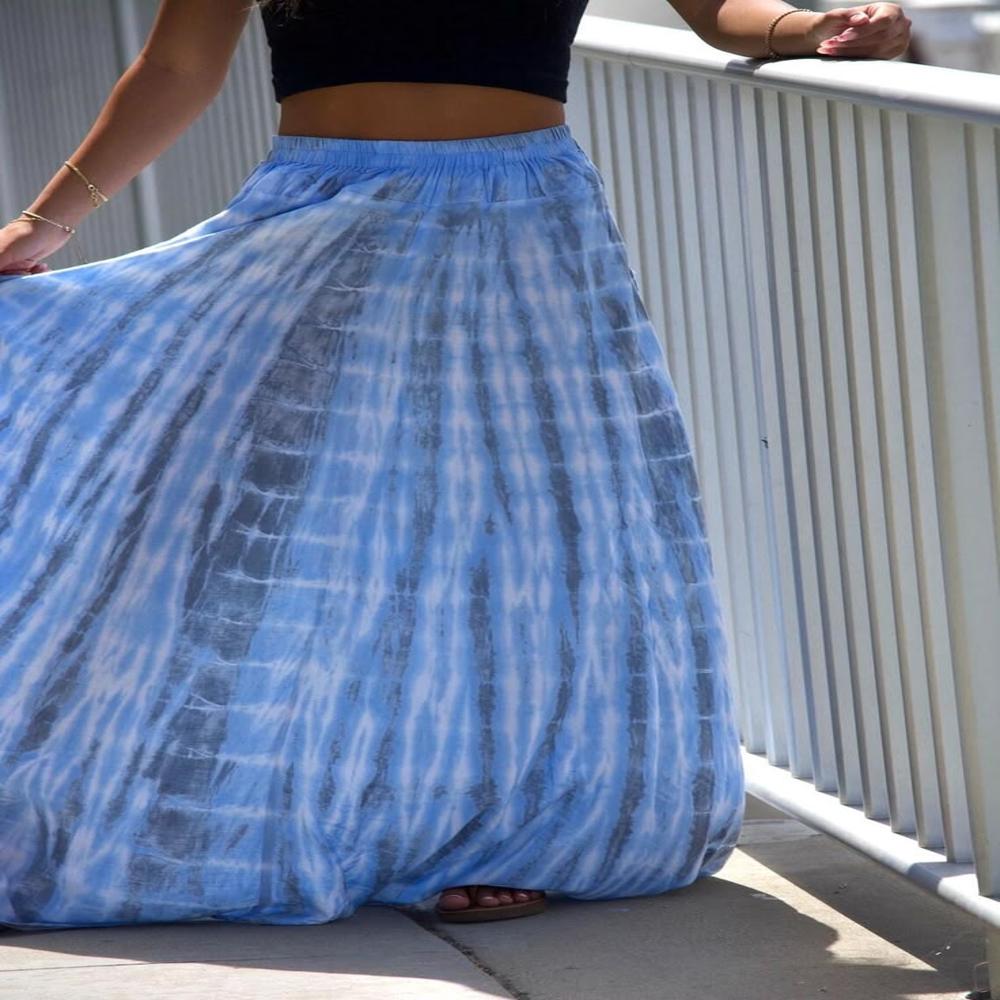 Tie Dye Beach Skirt for Women