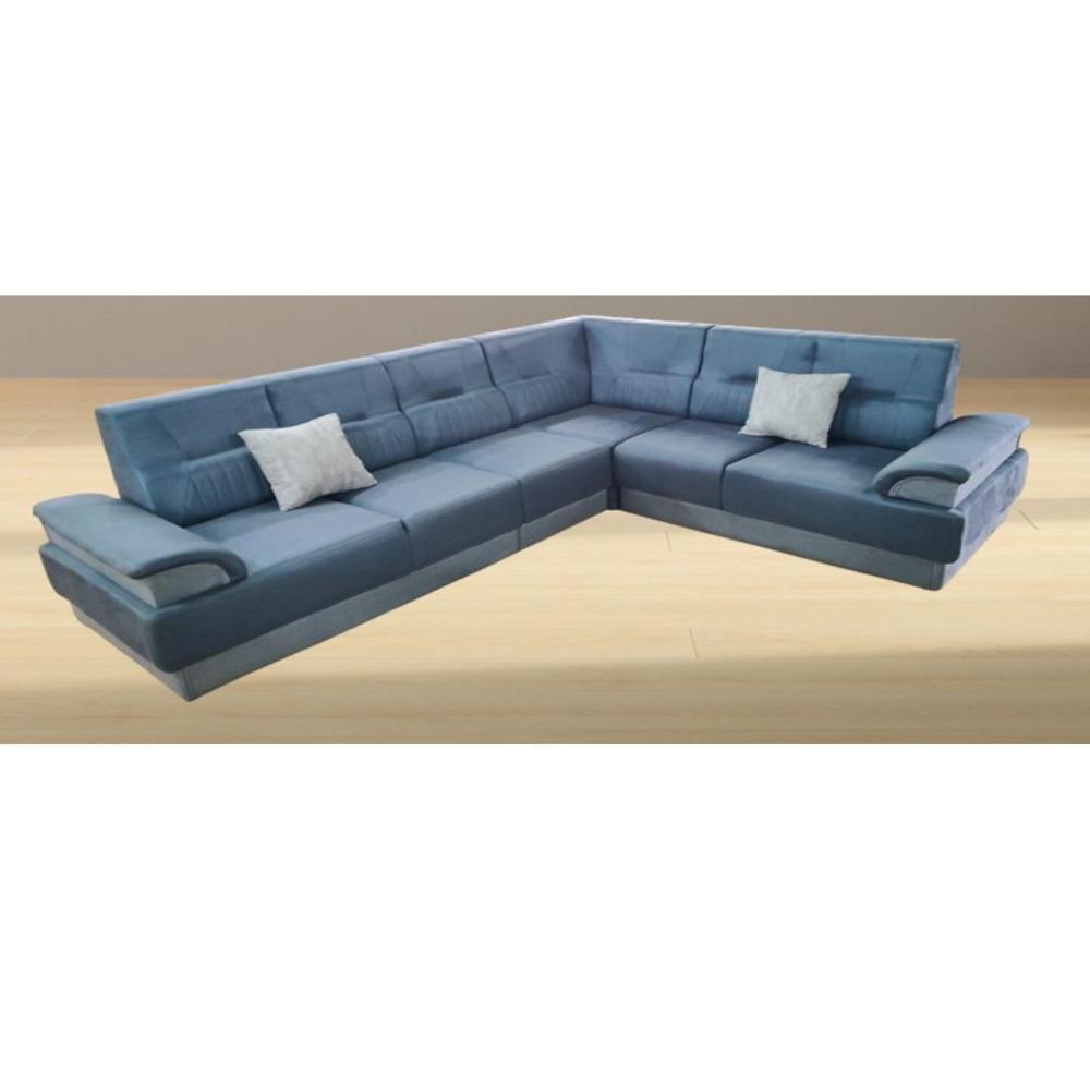 fabric L corner sofa set