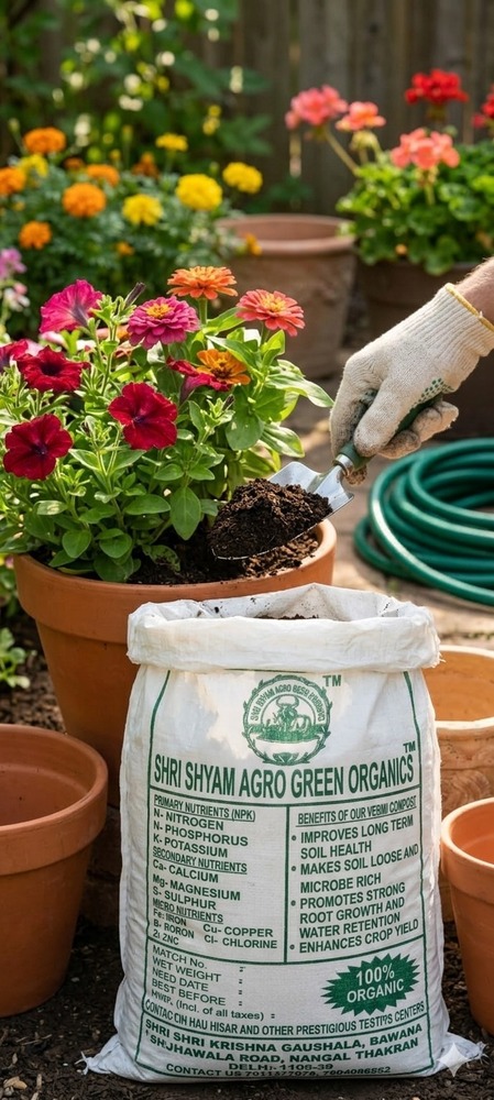 Vermicompost for Flowering Plants