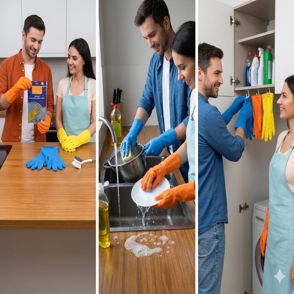 Joy 45 House Hold Rubber Gloves