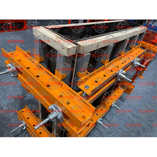Formwork System - Color: Orange And Silver With Wooden Top Plates