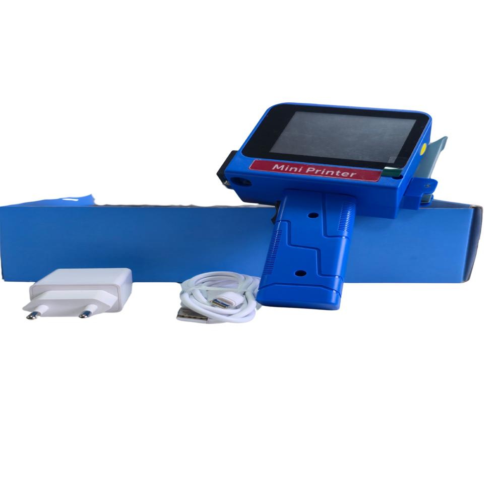 Handy 12.7 Mm 2 In 1 Mini Pro Handheld Inkjet Printer - Color: Black