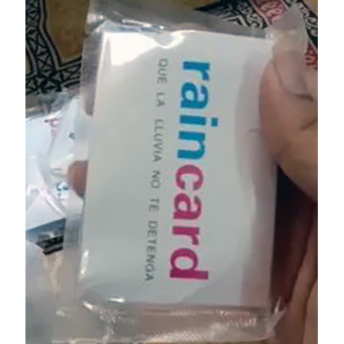 Wallet Rain Coat Rain Card