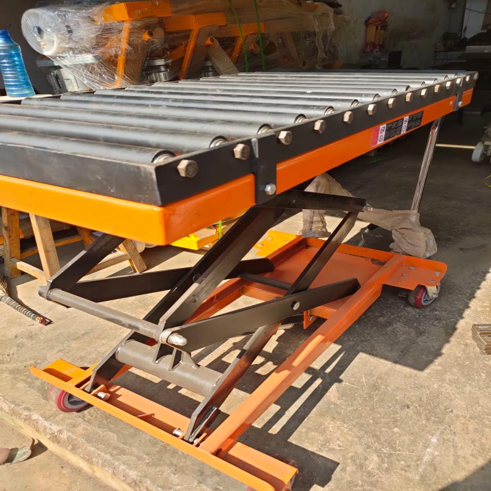 Die-loader Scissor Trolley - Capacity: 500 Kg Kg