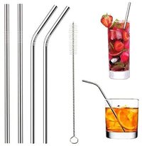 stainless steel straw set