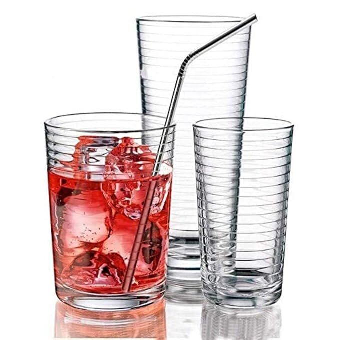 stainless steel straw set