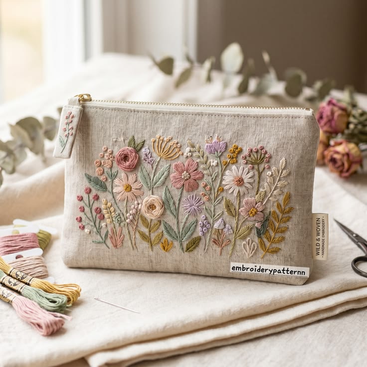 Cotton Velvet Pouches