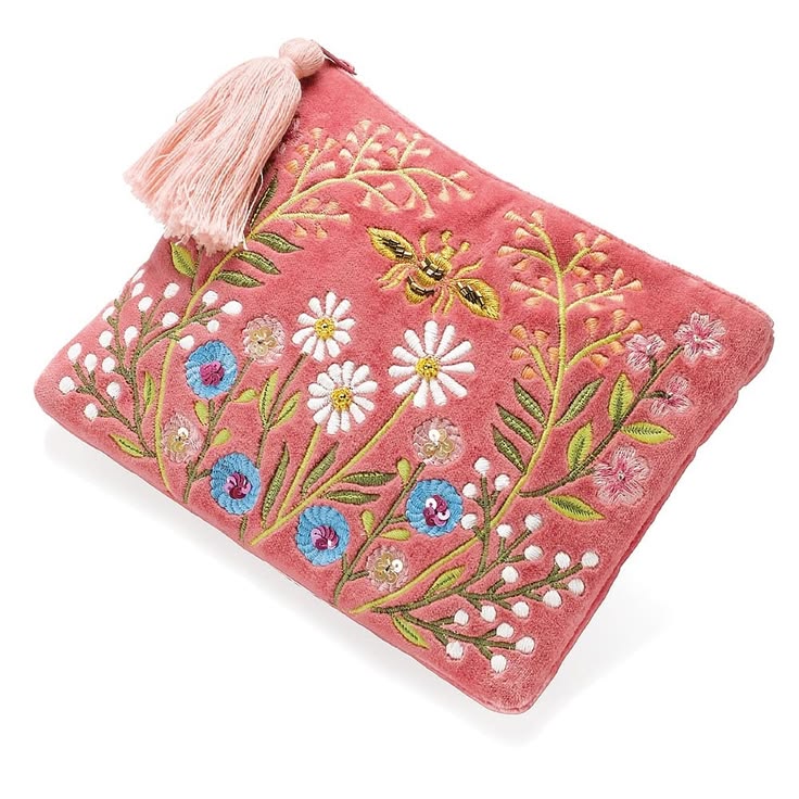 Cotton Velvet Pouches