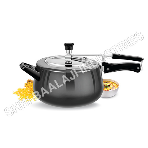 Hard Anodized Pressure Cooker - Aluminum, Multiple Sizes, Matte Black | Precision Weight Valve, Gasket Release System, Dishwasher Safe