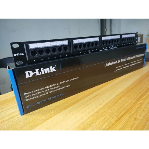 D-link Patch Panel 24 Port - Application: Structured Cabling