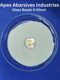Abrasive Glass Beads 0-50um - Color: Transparent