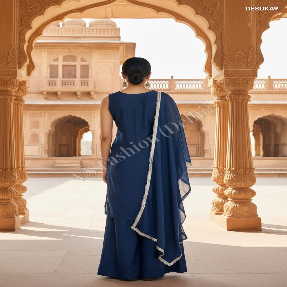 Designer Palazzo Suit