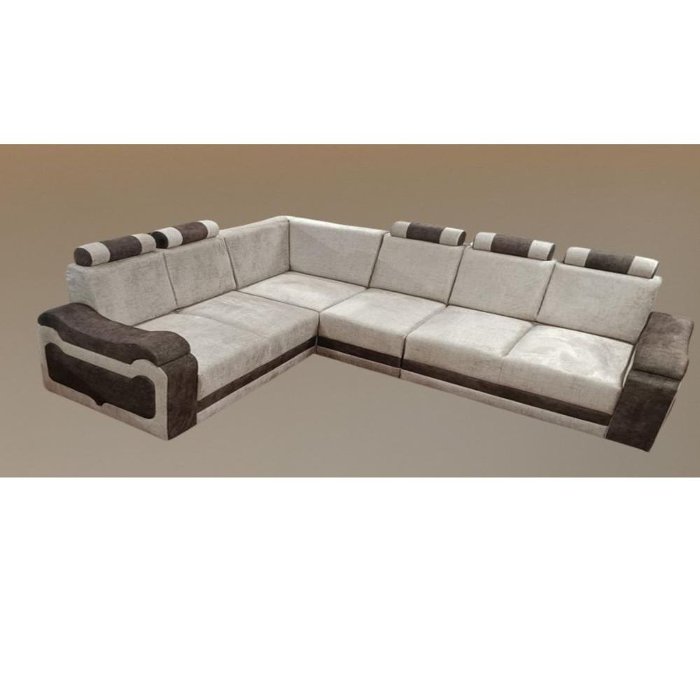 Soft Fabric L Corner Sofa Set - Application: Living Room