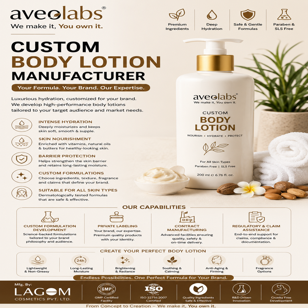 Custom Body Lotion Manufacturer - Age Group: Women