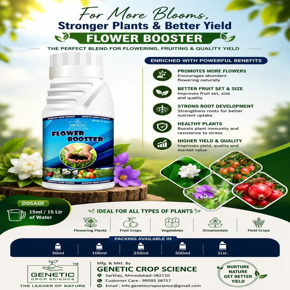 Flowering Stimulator (Flower Booster) - Application: Agriculture