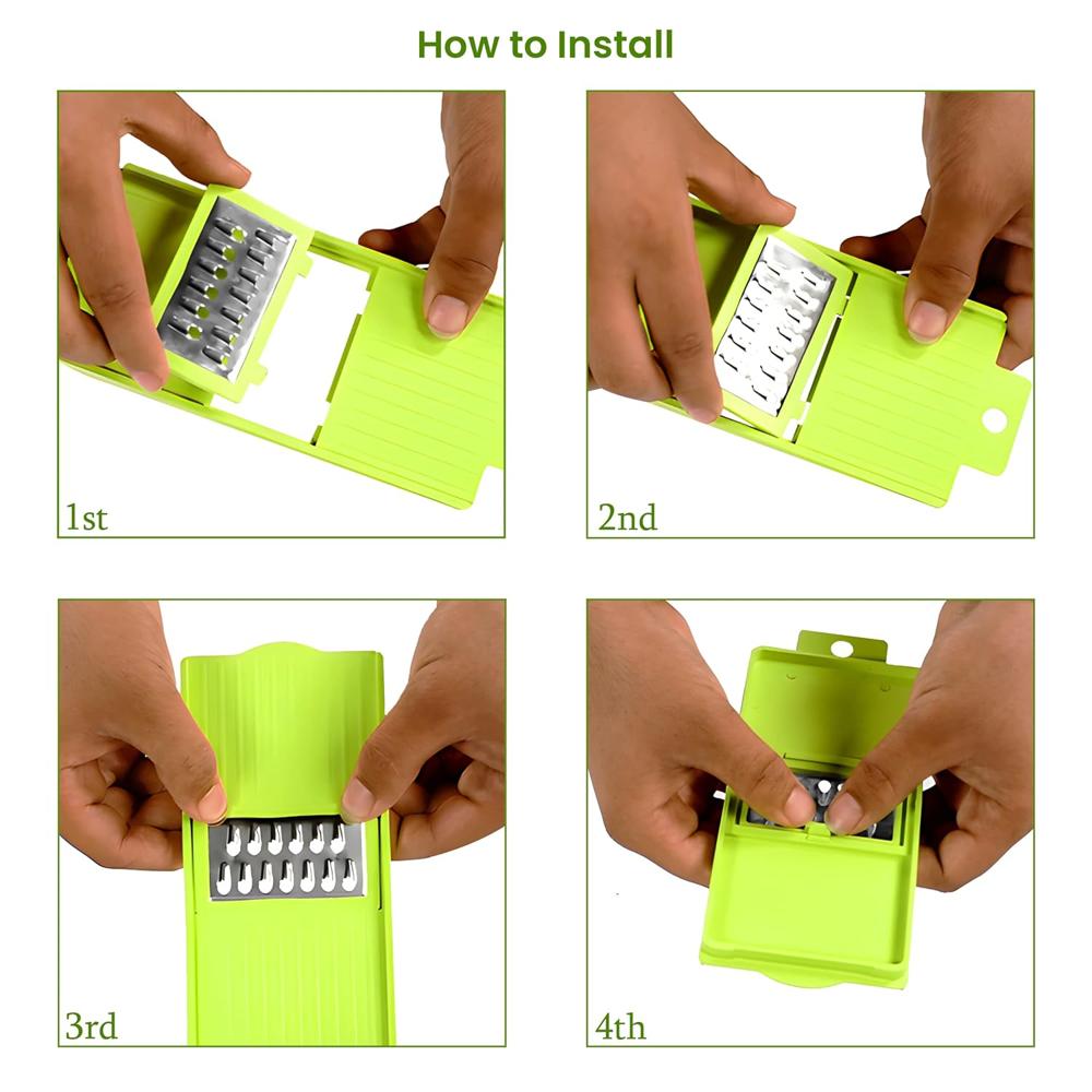 13-in-1 Kitchen Vegetable Chopper and Food Grater Set