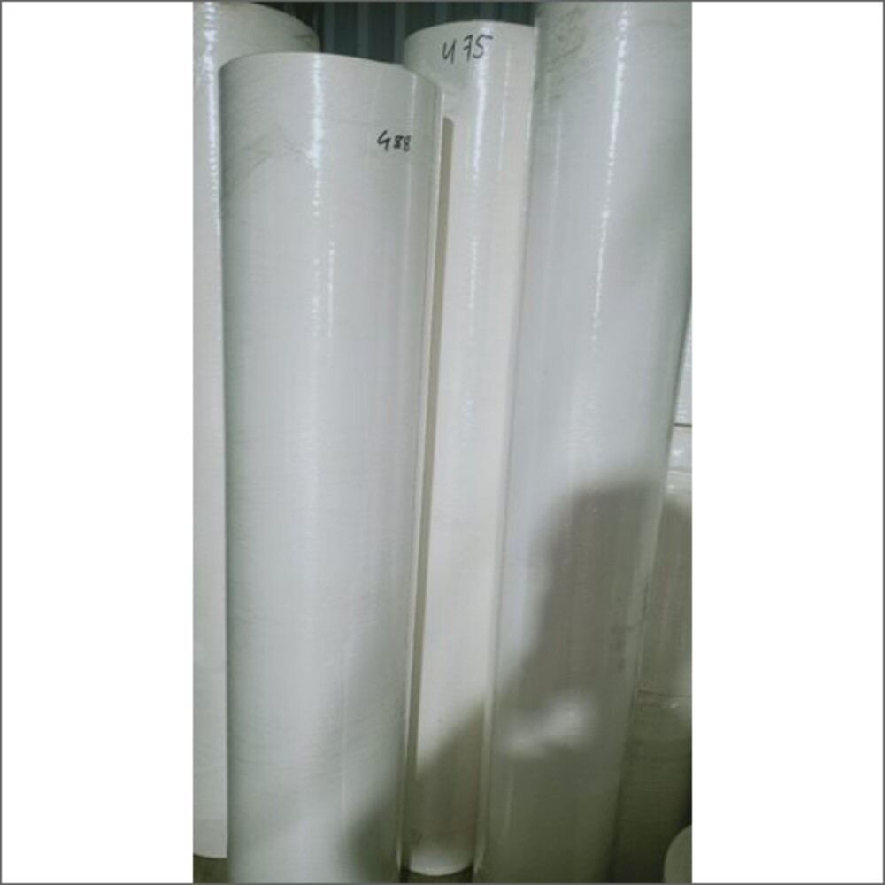 Polyester Hard Spunlace Roll - Color: White