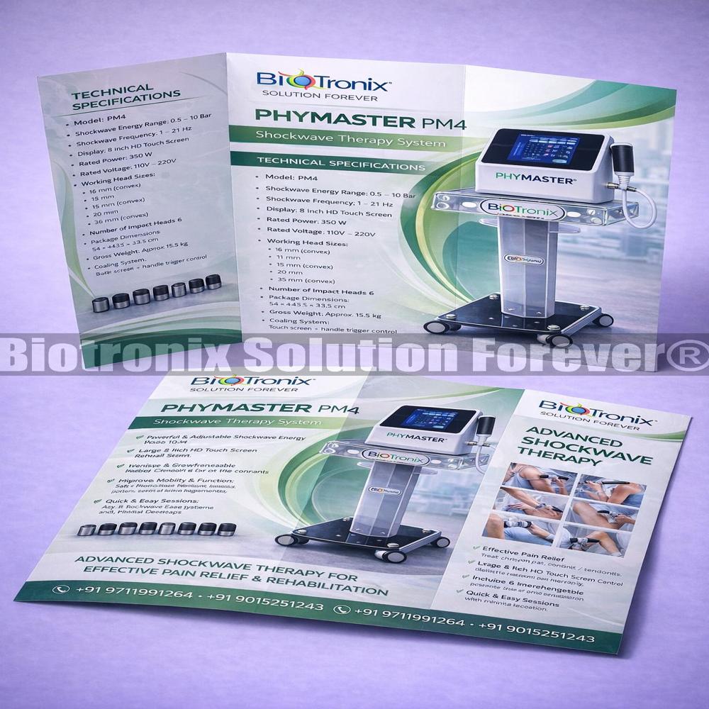 Advanced Phymaster Shockwave Therapy System for Rehabilitation