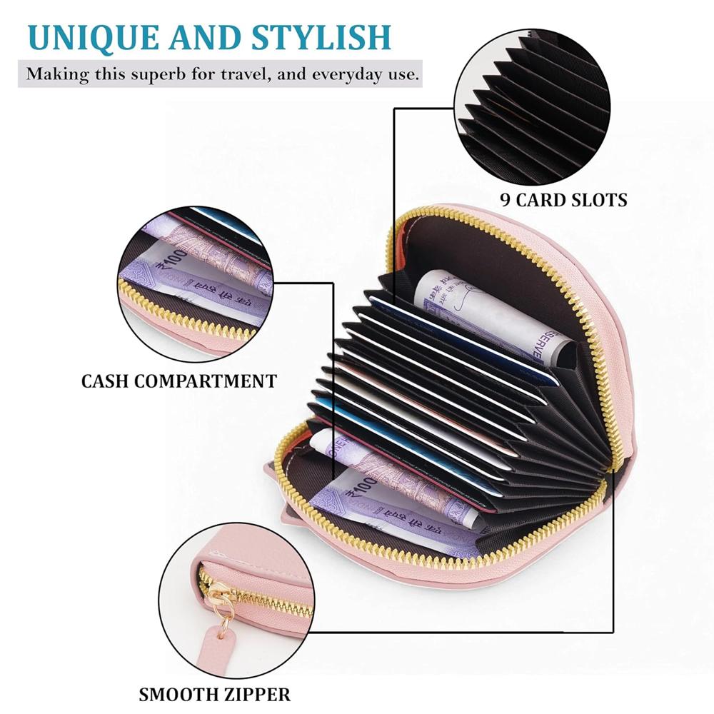 Compact Cat Design Wallet Women's Mini Cash & Card Holder