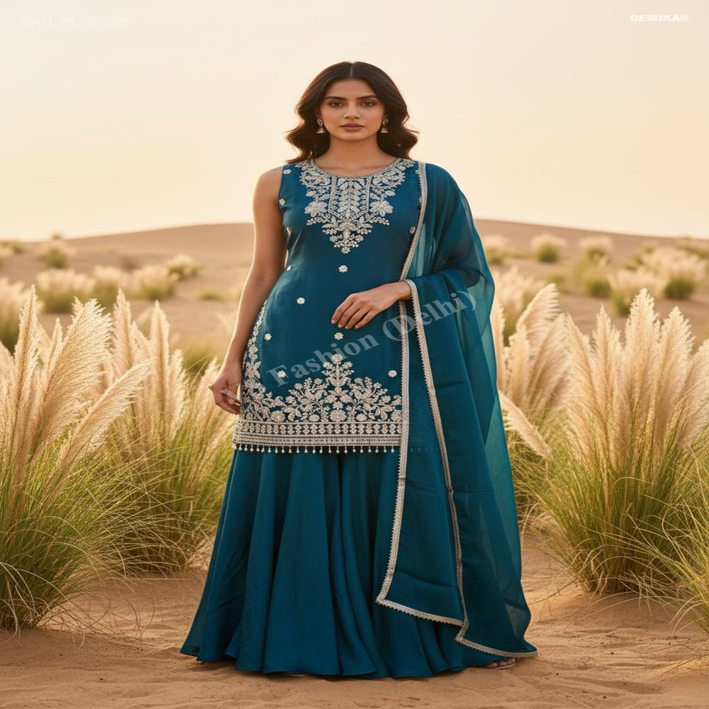 Embroidered Women Suit
