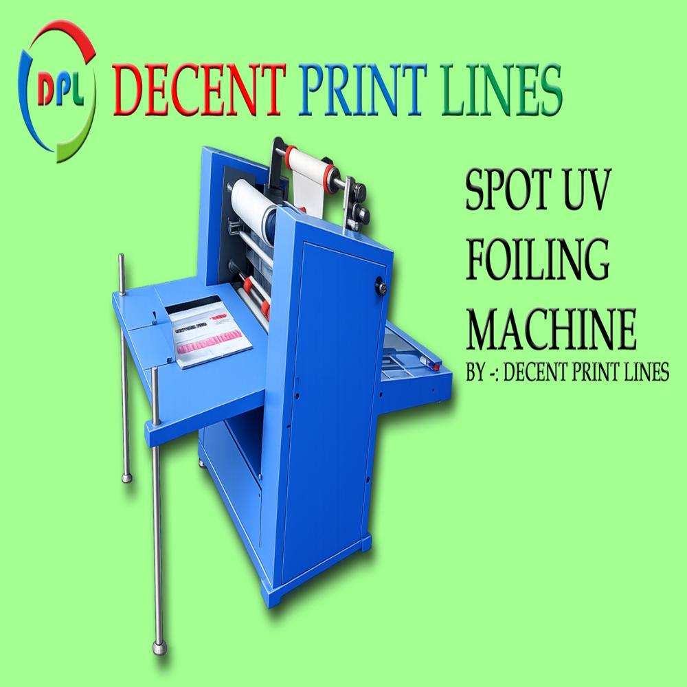 Spot UV Gold Foil Machine