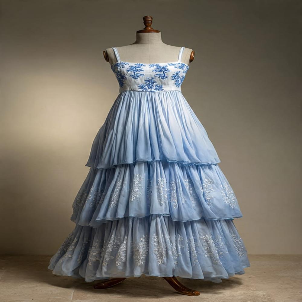Piku Frill Dress - Color: Multicolor