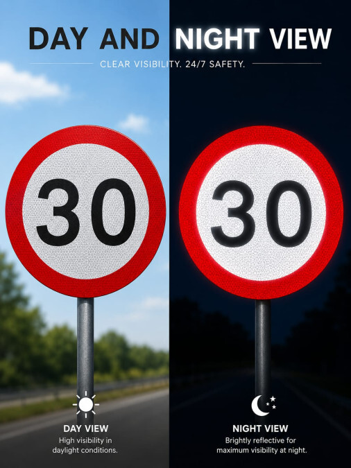 Speed Limit Sign - Application: Traffic Safety