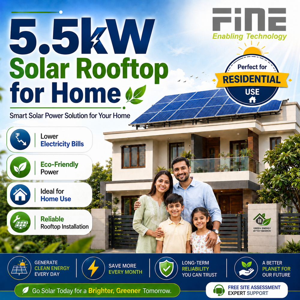Solar rooftop power plant 5.5kw Subsidy