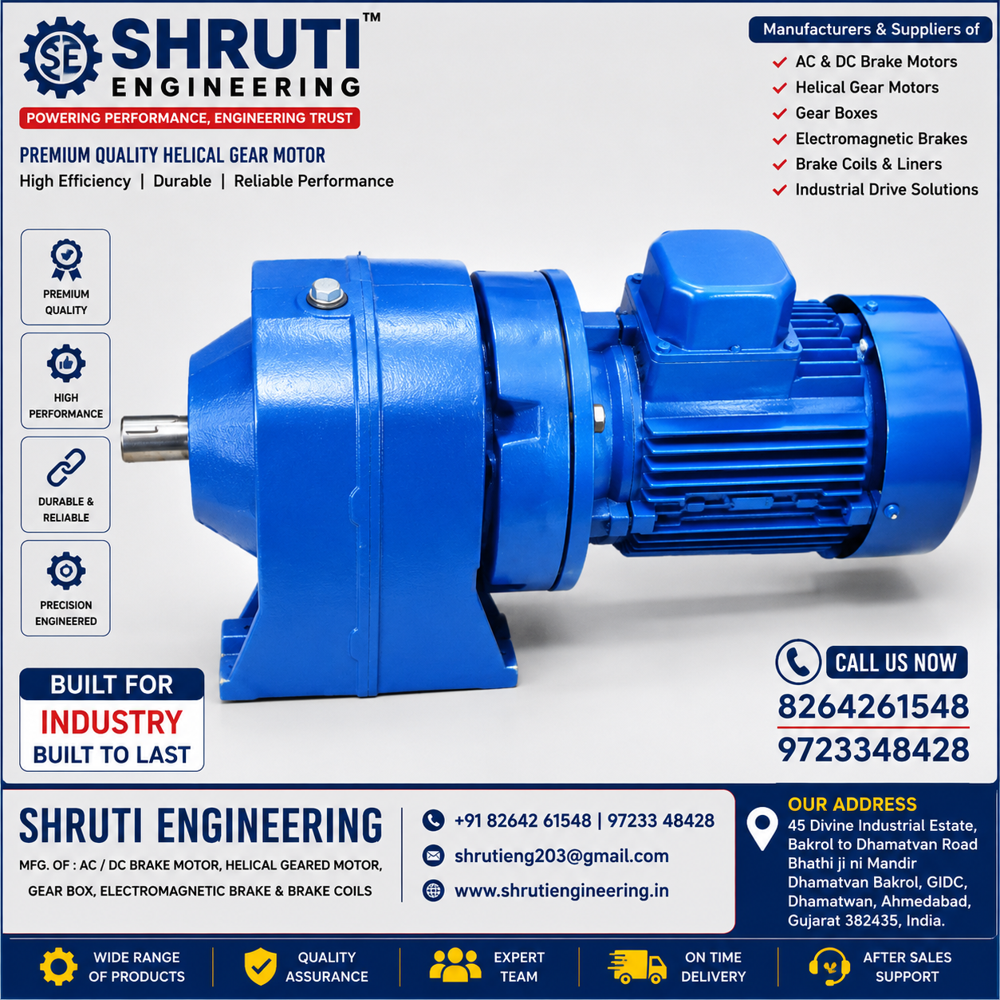 Three Phase Helical Gear Motor