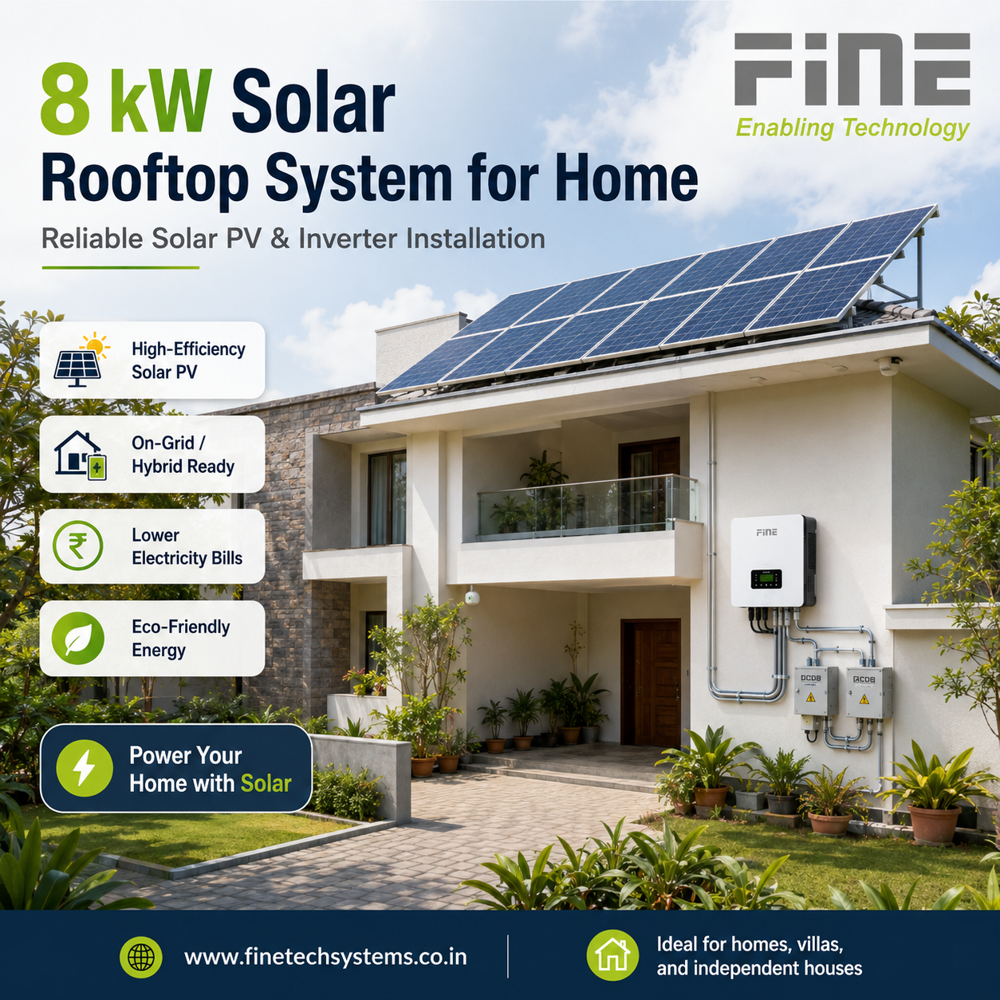 Solar rooftop power plant 8kW Subsidy