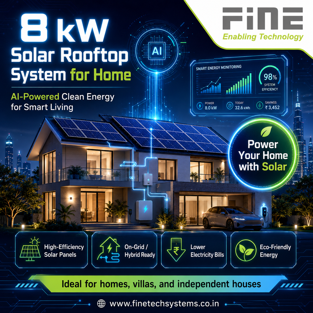 Solar rooftop power plant 8kW Subsidy