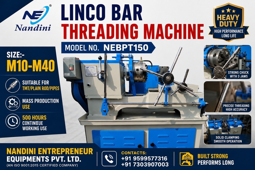 Scaffolding Threading Machine