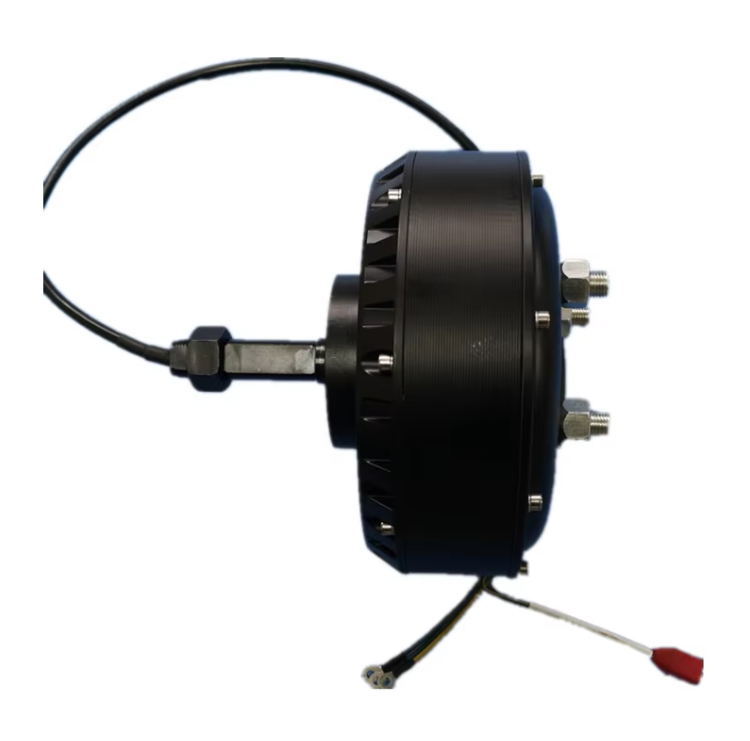 Manufacturer Supplies 500-2000W Brushless DC High-power Single-sided Shaft Hub Motors with 300-650 RPM for Golf Carts