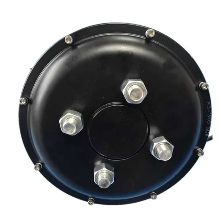 Manufacturer Supplies 500-2000W Brushless DC High-power Single-sided Shaft Hub Motors with 300-650 RPM for Golf Carts