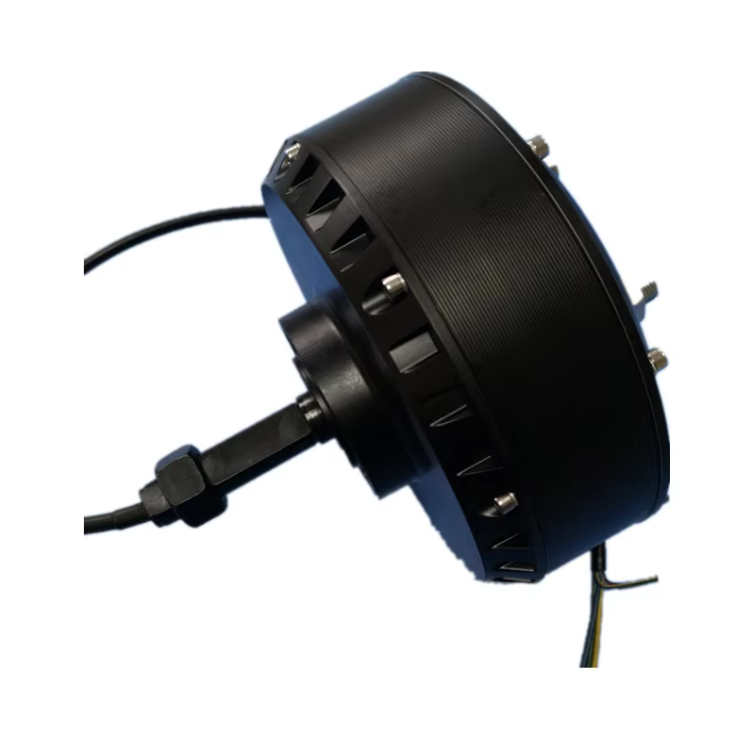 Manufacturer Supplies 500-2000W Brushless DC High-power Single-sided Shaft Hub Motors with 300-650 RPM for Golf Carts