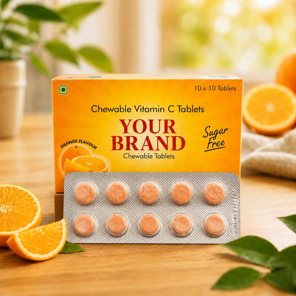 Chewable Vitamin C Tablet - Brand Name: Oem Private Label