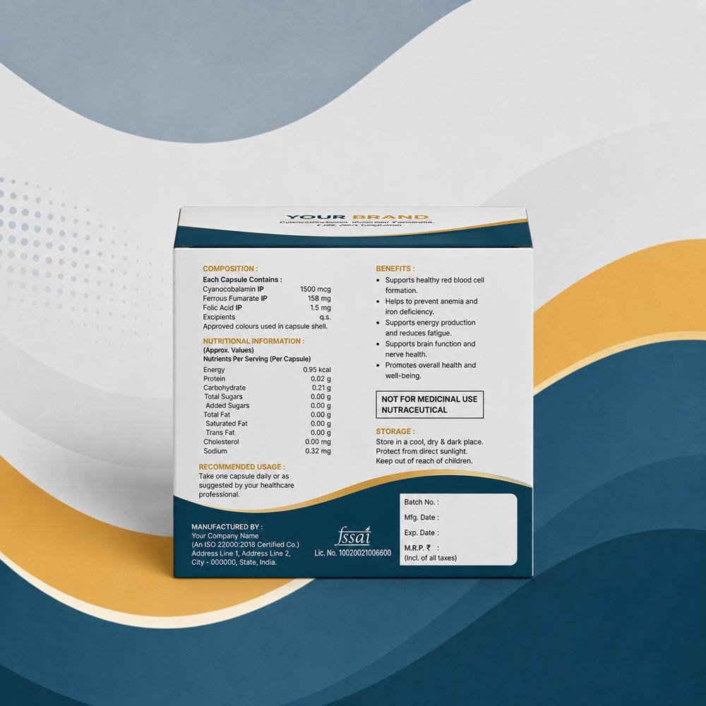 Cyanocobalamin Ferrous Fumarate Folic Acid Capsules