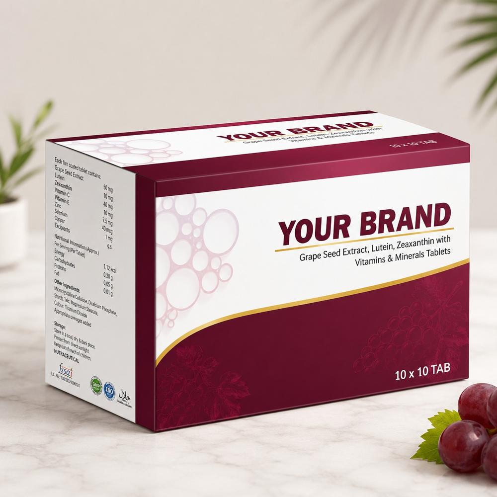 Grape Seeds Extract Lutein Zeaxan Tablets