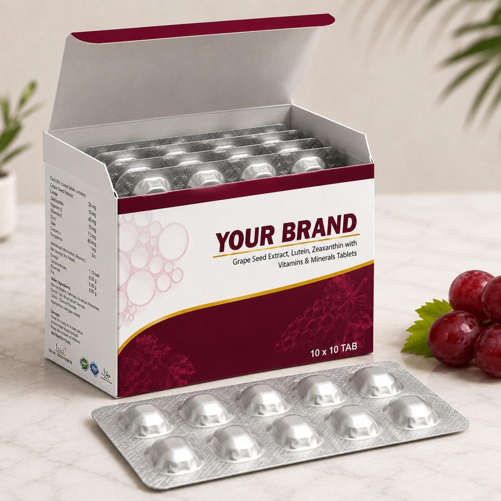 Grape Seeds Extract Lutein Zeaxan Tablets