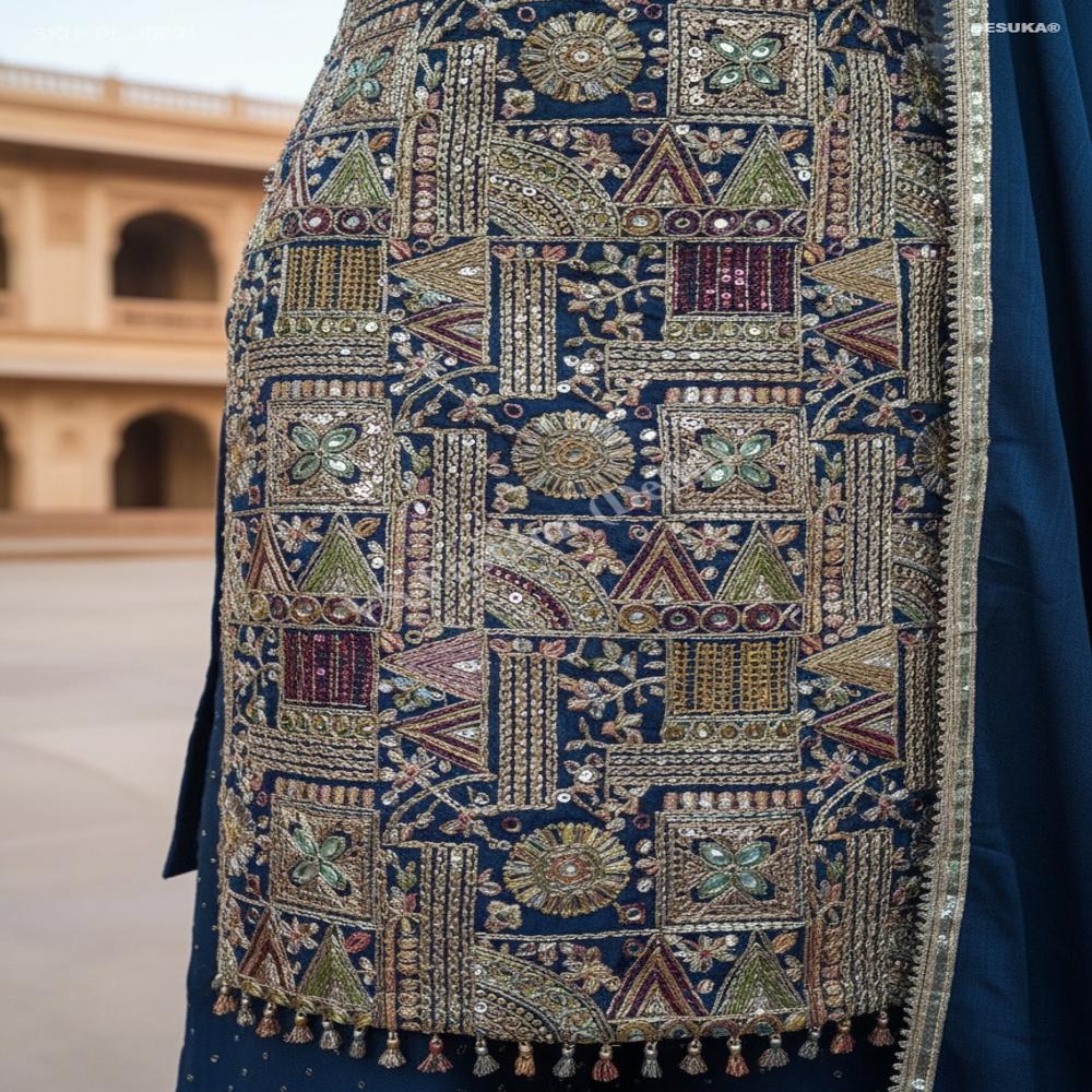 Premium Silk Palazzo Suit