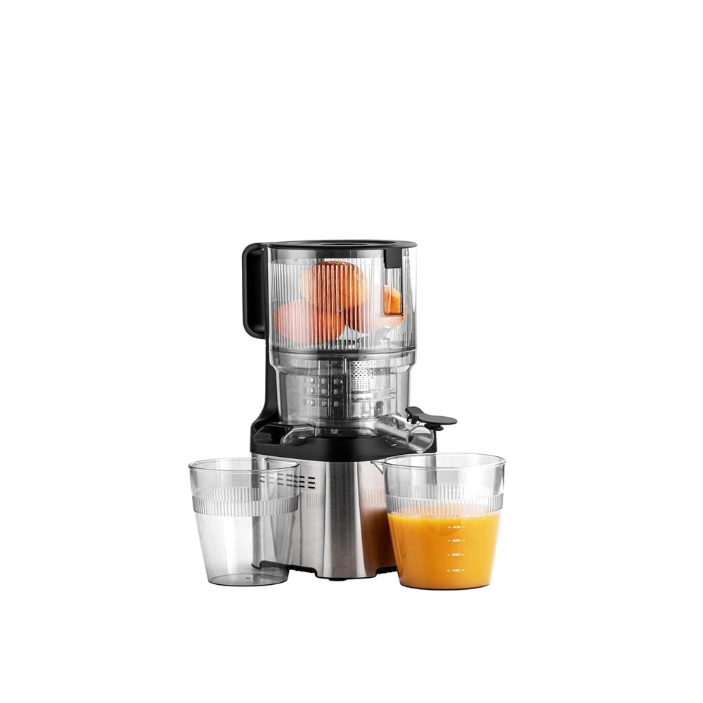 Russell Hobbs RJE180V 180W Cold Press Whole Slow Juicer | Copper Motor, Ultra-Wide Feed Chute | 500ml Jug & Pulp Containers | Reverse Function & Drip-Free Smart Cap | Quiet Operation | 2-Year Warranty