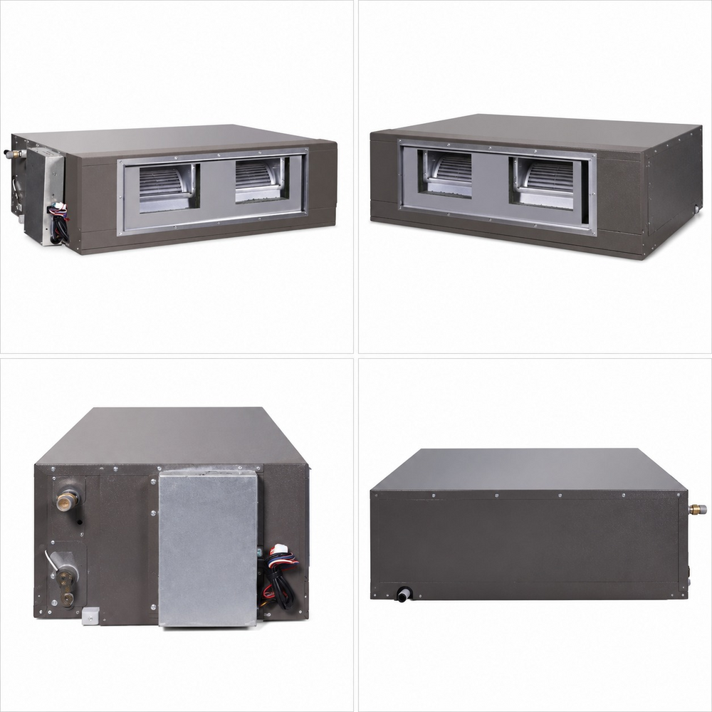 Ductable Ac Units - Iron Material, Inverter Technology, 4 Star Rating | Easy Filter Cleaning, Wired Controller, Cooling And Heating Mode, 1 Year Warranty