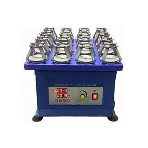 Platform Type Rotary Shaker - Stainless Steel, Standard Size | Blue Color, Powerful Motor With Speed And Time Control, 1-year Warranty