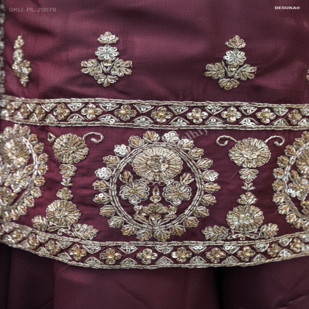PL-20078_Long Kurti Palazzo Suit
