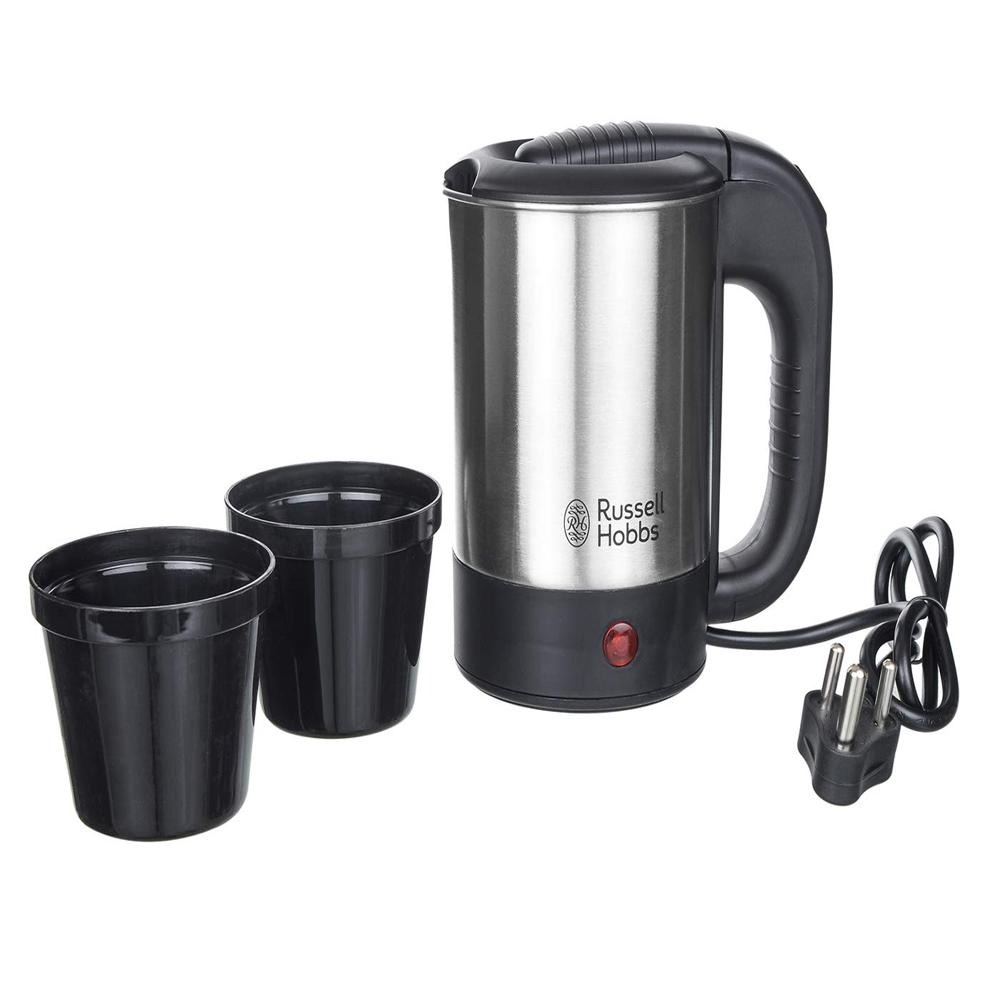 Russell Hobbs RJK500TN Stainless Steel 1000W 0.5 L Electric Travel Kettle(Black)