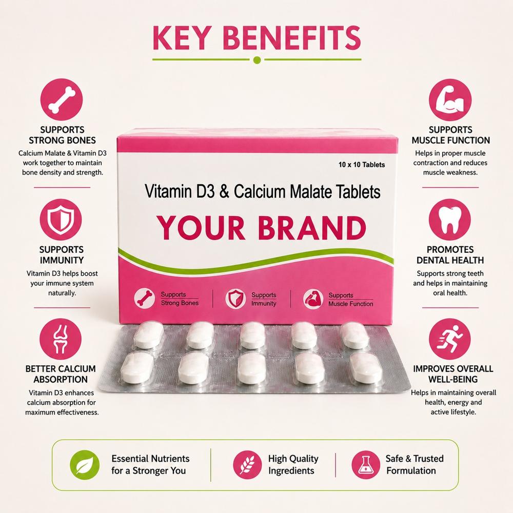 Vitamin D Calcium  Malate Tablet