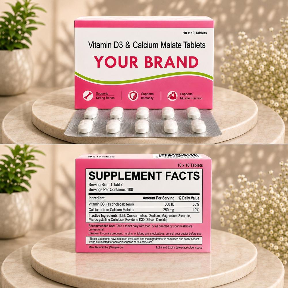 Vitamin D Calcium  Malate Tablet