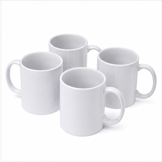 Sublimation White Mug - Ceramic Type: Bone China