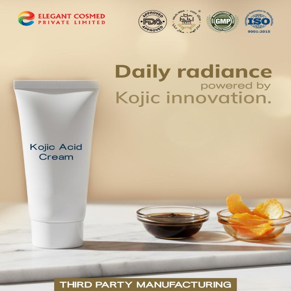 Cosmetic Kojic Acid Night Cream Third Party Manufacturing